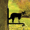 Deluxe Border Collie Metal Hanging Bracket Plant Stand PS040