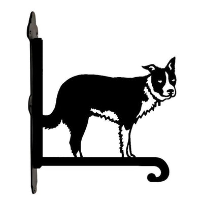 Deluxe Border Collie Metal Hanging Bracket Plant Stand PS040