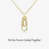 For Unbiological Daughter - S925 Linked Together Necklace
