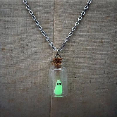 The Adopt A Ghost Pendant and Earrings