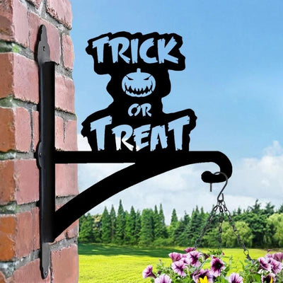 Trick or Treat Metal Hanging Bracket Plant Stand PS165