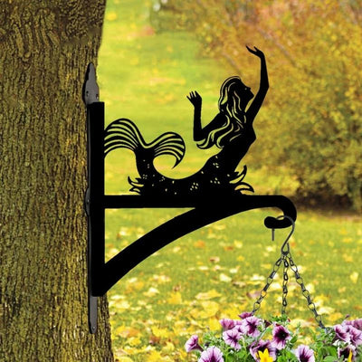 Mermaid Metal Hanging Bracket Plant Stand PS047