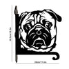 Pug Face Metal Hanging Bracket Plant Stand PS016