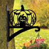 Halloween Pumpkin Metal Hanging Bracket Plant Stand PS167