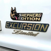 German Shepherd Car Badge Laser Cutting Car Emblem CE001
