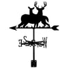 Stupid And Cute Two Deers Stainless Steel Weathervane MW062