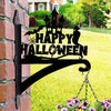 Happy Halloween Metal Hanging Bracket Plant Stand PS156