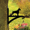 Boxer Dog Metal Hanging Bracket Plant Stand PS088