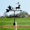 Reindeer Christmas Grandpa Stainless Steel Weathervane MW070