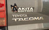 Akita Car Badge Laser Cutting Car Emblem CE014