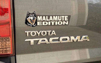 Alaskan Malamute Car Badge Laser Cutting Car Emblem CE013