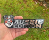 Australian Shepherd Car Badge Laser Cutting Car Emblem CE010