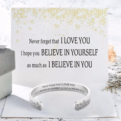 "Never Forget that I LOVE YOU" Bracelet