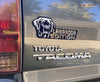Black Labrador Car Badge Laser Cutting Car Emblem CE005