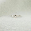 To My Daughter - I Will Be With You Pavé Open Circle Ring