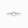 To My Daughter - I Will Be With You Pavé Open Circle Ring