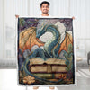 Twilight Guardian Dragon Blanket - D220 - Premium Blanket