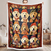 Retriever Autumn Vibes Blanket - D240 - Premium Blanket