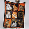 Sleeping Cat Collection Blanket - D251 - Premium Blanket