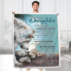 To My Daughter - From Dad - Wolf A246 - Premium Blanket