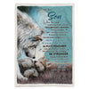 To My Son - From Dad - Wolf A246 - Premium Blanket