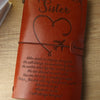 Vintage Engraved Leather Journal Notebook