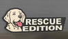 Labrador Rescue Dog Car Badge Laser Cutting Car Emblem CE072