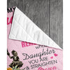 To My Daughter - From Dad - A327 - Premium Blanke