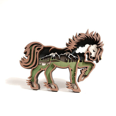 Horse Carving Handcraft Gift