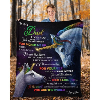 To My Dad - From Son - A317 - Premium Blanket