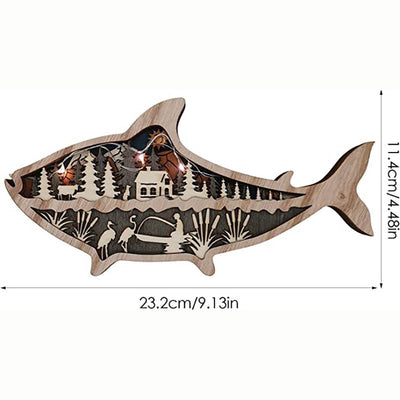 Fish Carving Handcraft Gift