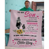 To My Son - From Mom - A327 - Premium Blanket
