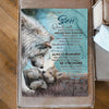 To My Son - From Mom - Wolf A246 - Premium Blanket
