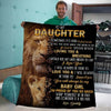 To My Daughter - From Dad - A322 - Premium Blanket