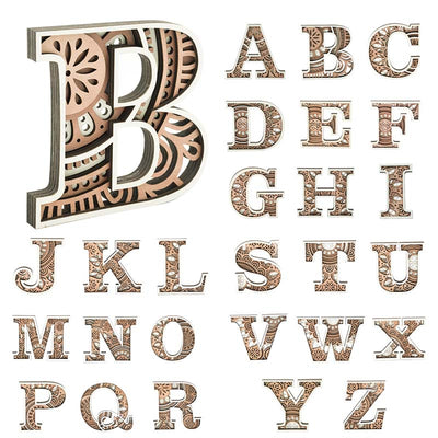 Wooden Alphabet Carving Handcraft 🔥Buy 2 Free Shipping🔥