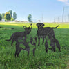 Boston Terrier Metal Silhouette