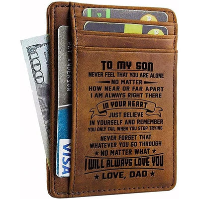 Dad To Son - No Matter What I Will Always Love You - Card Wallet
