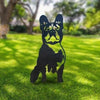 French Bulldog Metal Silhouette