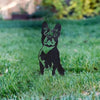 French Bulldog Metal Silhouette