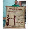 To My Mom - From Daughter  - A367 - Premium Blanket