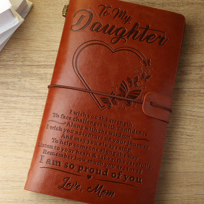Mom To Daughter - I Am So Proud Of You - Vintage Journal Notebook