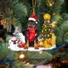 Rottweiler Christmas Ornament SM026