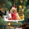 Pomeranian Christmas Ornament SM033