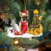 French Bulldog Christmas Ornament SM034