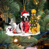 French Bulldog Christmas Ornament SM056