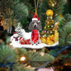 Poodle Christmas Ornament SM155