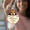 Beagle What Greater Gift Than The Love Of A Dog Acrylic Keychain GG026