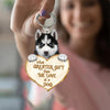 Husky What Greater Gift Than The Love Of A Dog Acrylic Keychain GG052