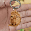 Goldendoodle Forever In My Heart Acrylic Keychain FK059