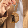 Chocolate Labrador Forever In My Heart Acrylic Keychain FK063